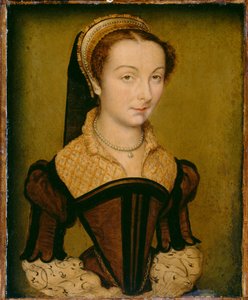 Porträt von Louise de Halluin, Dame de Cipierre von Corneille de Lyon