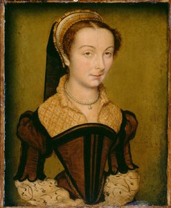 Porträt von Louise de Halluin, Dame de Cipierre von Corneille de Lyon