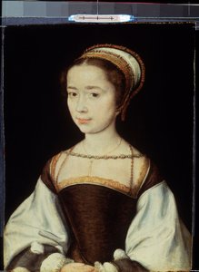 Porträt einer jungen Frau von Corneille de la  Haye