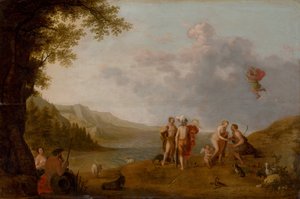 Das Urteil des Paris, ca. 1650 von Cornelis Adamsz. Willaerts