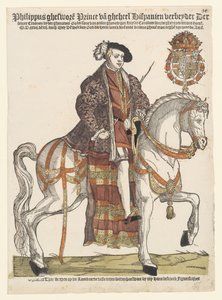 Porträt von Philipp II. zu Pferd