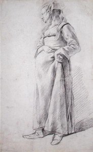 Stehende Bäuerin von Cornelis Pietersz Bega