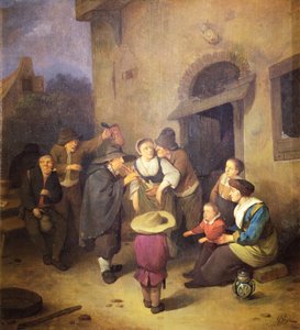 Straßenmusiker von Cornelis Pietersz Bega