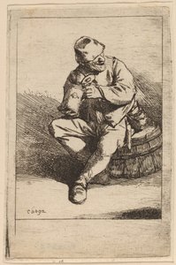 Der Trinker von Cornelis Pietersz Bega