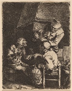 Die Gruppe am Kamin von Cornelis Pietersz Bega