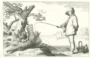 Der junge Fischer von Cornelis Bloemaert (II) (possibly)