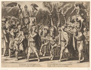 Triumphzug von Karl V. und seinem Bruder Ferdinand I. nach der Befreiung Wiens, 1529 von Cornelis Boel