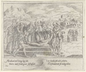 Beerdigung von Abraham von Cornelis Bos