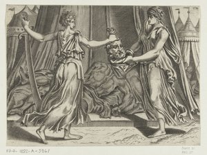 Judith mit dem Kopf von Holofernes von Cornelis Bos