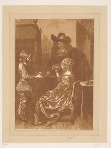Heer und Dame met Page