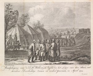 Wilhelm V. mit seinen Söhnen im Heerlager, 1794