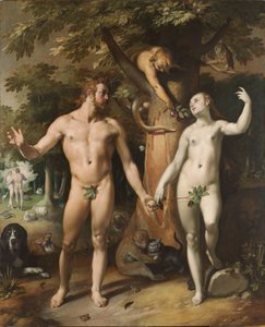 Der Sündenfall von Cornelis Cornelisz. van Haarlem