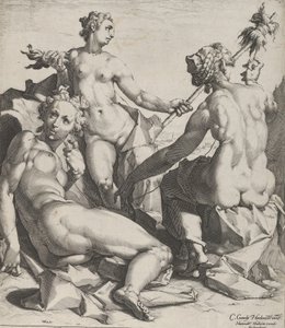 Die drei Schicksalsgöttinnen von Cornelis Cornelisz van Haarlem