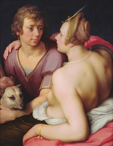 Venus und Adonis, 1610 von Cornelis Cornelisz van Haarlem