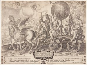 Der Triumph der Welt von Cornelis Cort