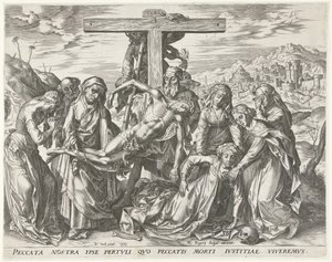Kreuzabnahme von Cornelis Cort