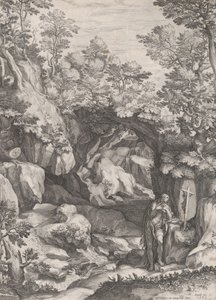 Maria Magdalena reuig in der Wildnis, 1573