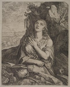 Die reuige Maria Magdalena von Cornelis Cort