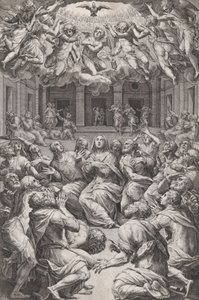 Pfingsten von Cornelis Cort