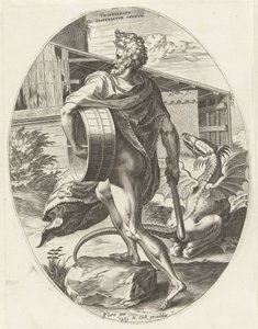 Triptolemos (Götter der Landwirtschaft) von Cornelis Cort