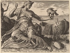 Tactus von Cornelis Cort after Frans Floris I