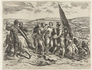 Allegorie auf Krieg und Frieden von Cornelis Dircksz. Boissens