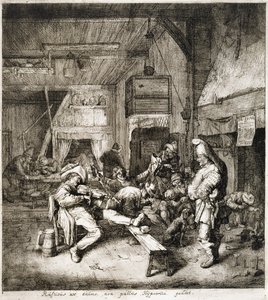 Der Geigenspieler im Gasthaus