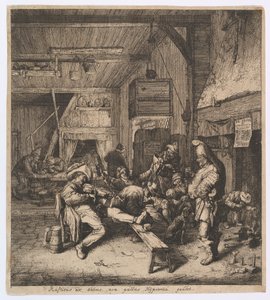 Der Geigenspieler im Gasthaus, 1685