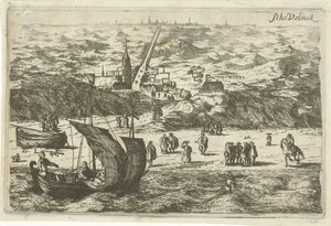 Ansicht von Scheveningen vom Meer aus