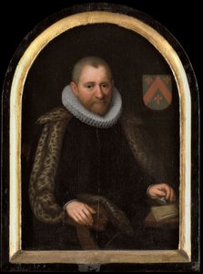 Porträt von Gerrit Willemsz van Schoterbosch, um 1620 von Cornelis Engelsz