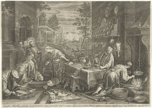 Christus im Haus von Marta und Maria