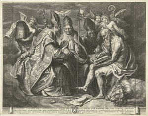 Die vier Kirchenväter von Cornelis Galle (I)