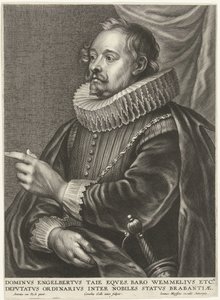 Porträt von Engelbert Tajé, Baron von Wemmel von Cornelis Galle (II)