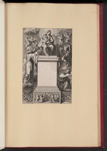 Titelseite für B. De Los Rios, De Hierarchia Mariana Libri Sex von Cornelis Galle II after Erasmus Quellinus II after Sir Peter Paul Rubens