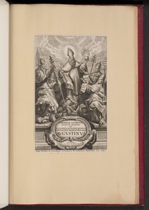 Titelseite für Cornelii Iansenii ... Avgvstinvs von Cornelis Galle I after Sir Peter Paul Rubens