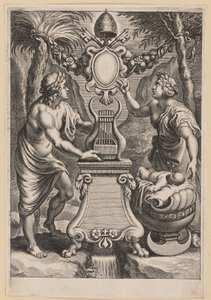 Titelseite für M.C. Sarbievski, Lyricorum Libri IV