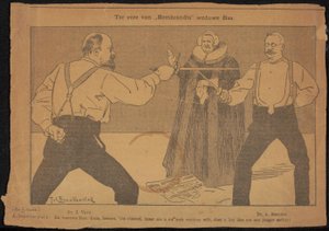 Zeitungsausschnitt aus dem Archiv Jan Veth