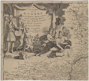 Karte der Region östlich und südlich von Brüssel und der Grafschaft Namur (obere linke Seite)