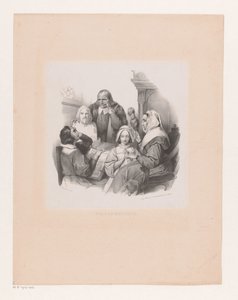 Philosophierende Gesellschaft von Cornelis Kruseman