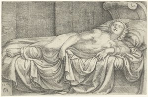 Tod der Kleopatra von Cornelis Massijs
