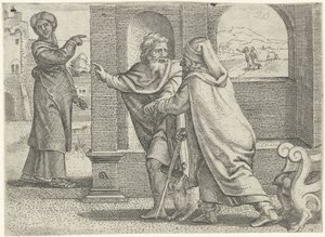Rückkehr von Tobias (Geschichte von Tobias) von Cornelis Massijs