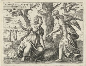 Vorhersage der Geburt Simsons von Cornelis Massijs