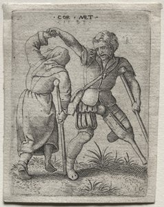 Tanzende Krüppel von Cornelis Massys
