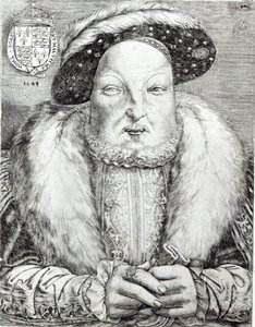 Porträt von Heinrich VIII., 1548 von Cornelis Massys