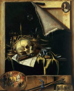 Vanitas (Stillleben - Trompe l