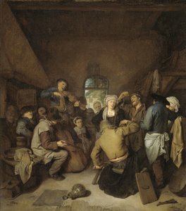 Bauern machen Musik und tanzen von Cornelis Pietersz. Bega