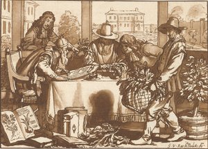 Botaniker von Cornelis Ploos van Amstel (signed by artist)