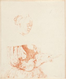 Klavierspielerin von Cornelis Ploos van Amstel (signed by artist)