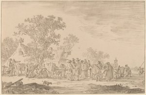 Viehmarkt, 1767 von Cornelis Ploos van Amstel