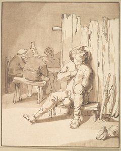 Betrunkener Bauer in einem Gasthaus, 1775